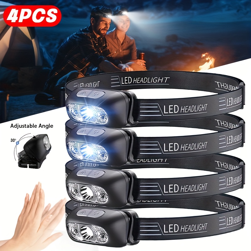 Outdoor Power Head - Powerful Sensor Adjustable Led Head Flashlight