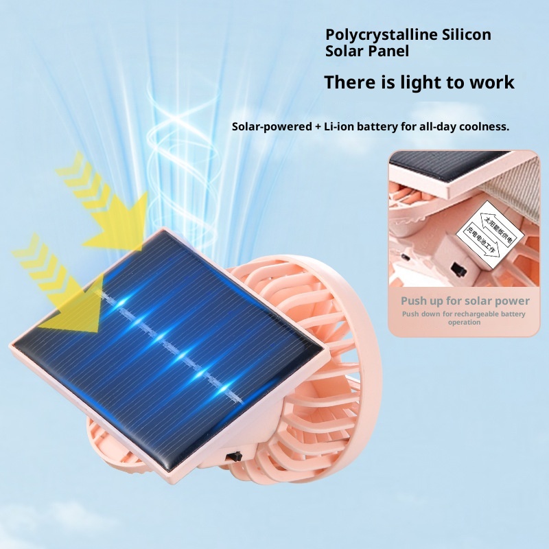 Portable Mini Clip Fan Dual Po - Outdoor Power Fan 评论和价格