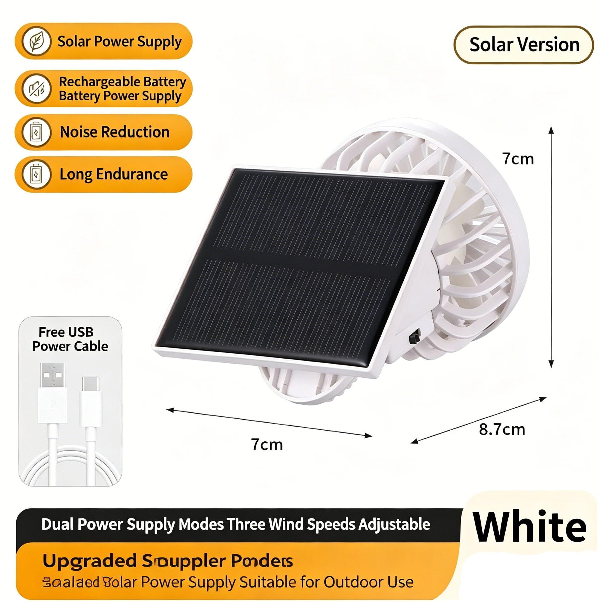 Portable Mini Clip Fan Dual Po - Outdoor Power Fan 评论和价格