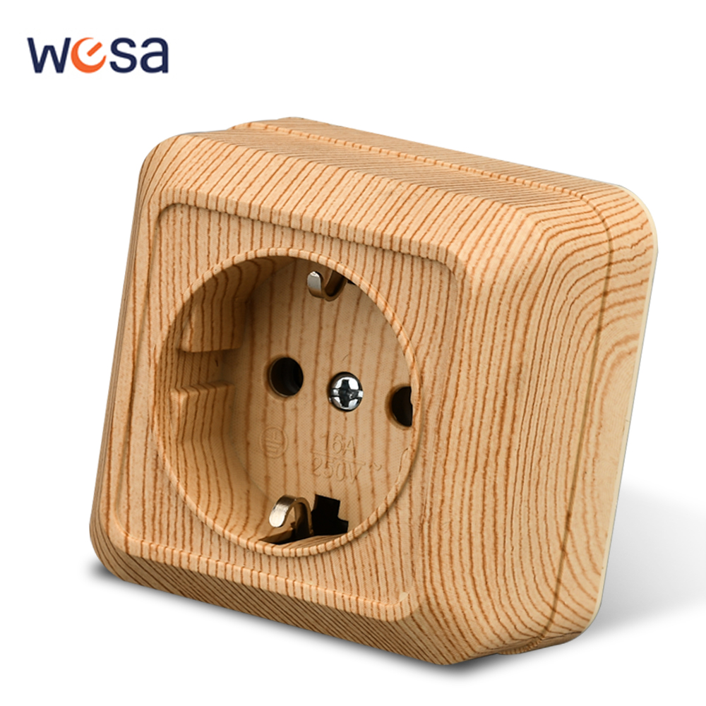 WESA Wood Wall Surface Socket  - Outdoor Power Hub 评论和价格