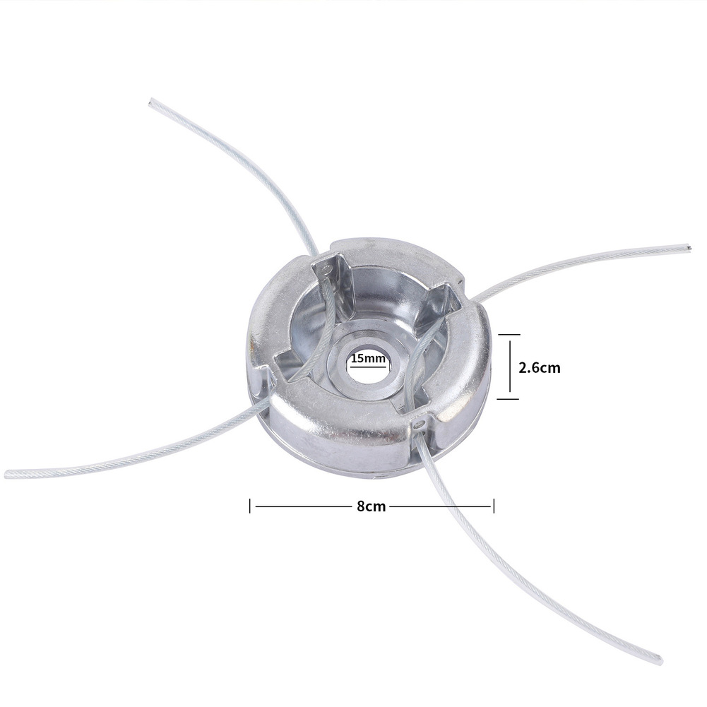 1set 8cm Metal Lawn Mower Head - Outdoor Power Line 评论和价格