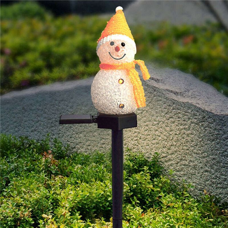 A01F-3X Snowman Solar Lights C - Outdoor Solar Power Xmas Lights 评论和价格