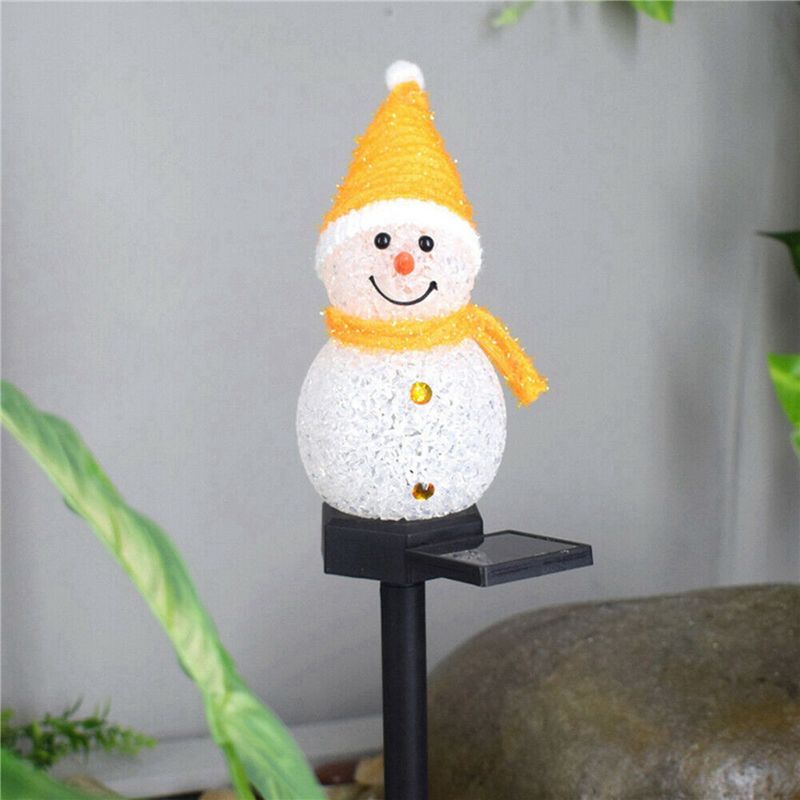 A01F-3X Snowman Solar Lights C - Outdoor Solar Power Xmas Lights 评论和价格