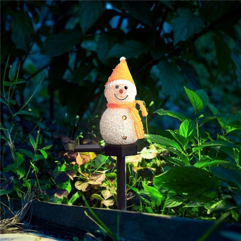A01F-3X Snowman Solar Lights C - Outdoor Solar Power Xmas Lights 评论和价格
