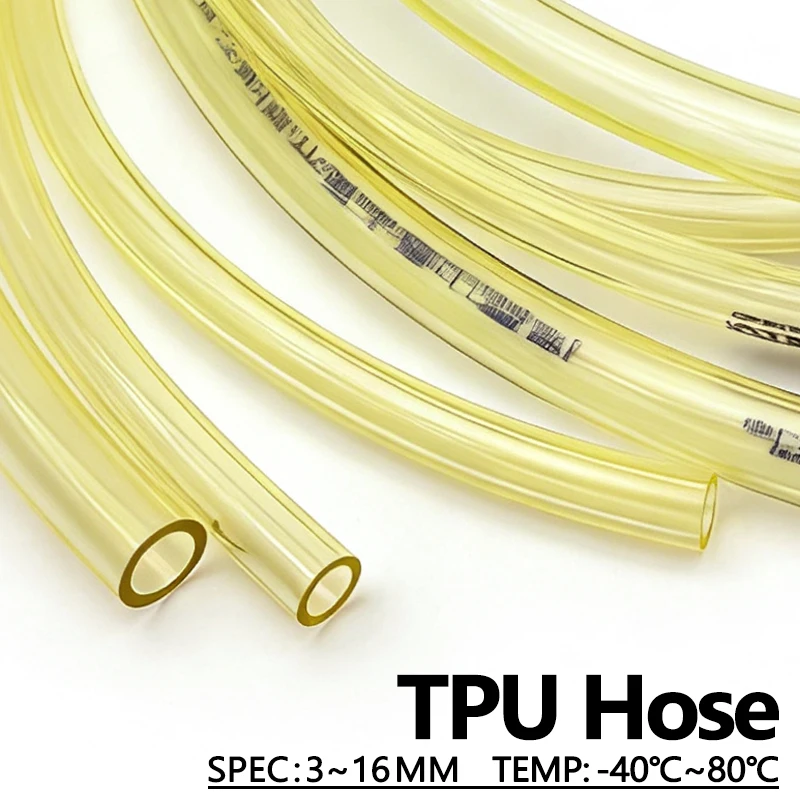 50cm/1/2/3M Yellow TPU Fuel Ga - Outdoor Power Line 评论和价格