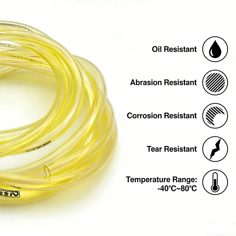 50cm/1/2/3M Yellow TPU Fuel Ga - Outdoor Power Line 评论和价格
