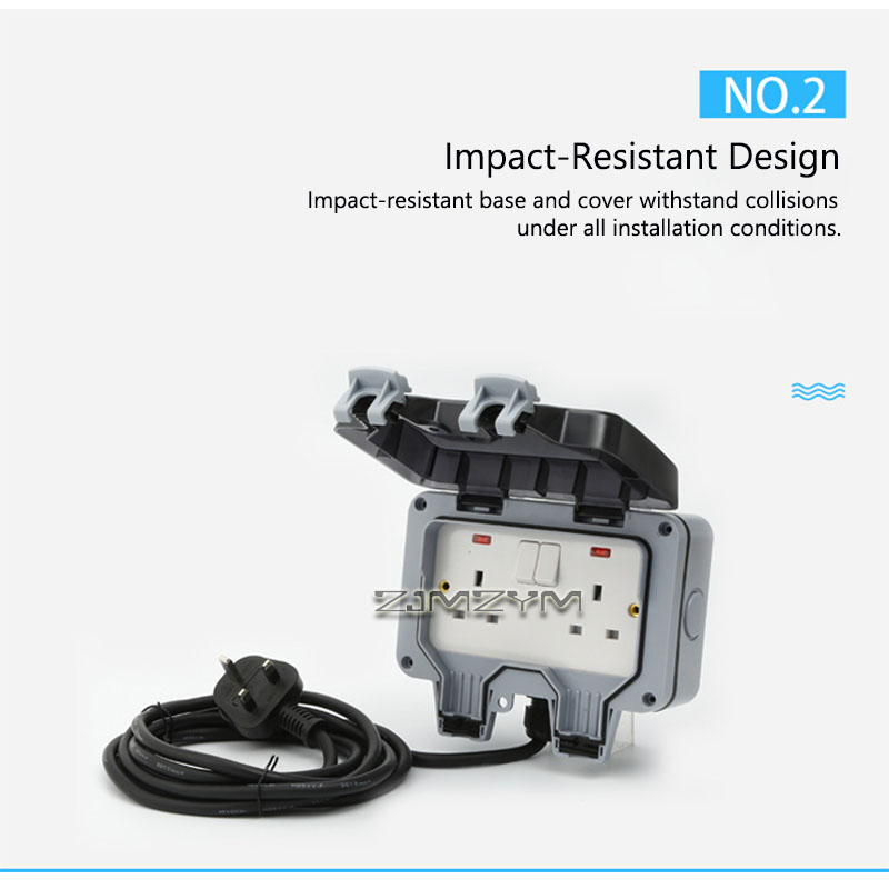 Outdoor Waterproof Socket IP66 - Outdoor Power Outlet Waterproof 评论和价格