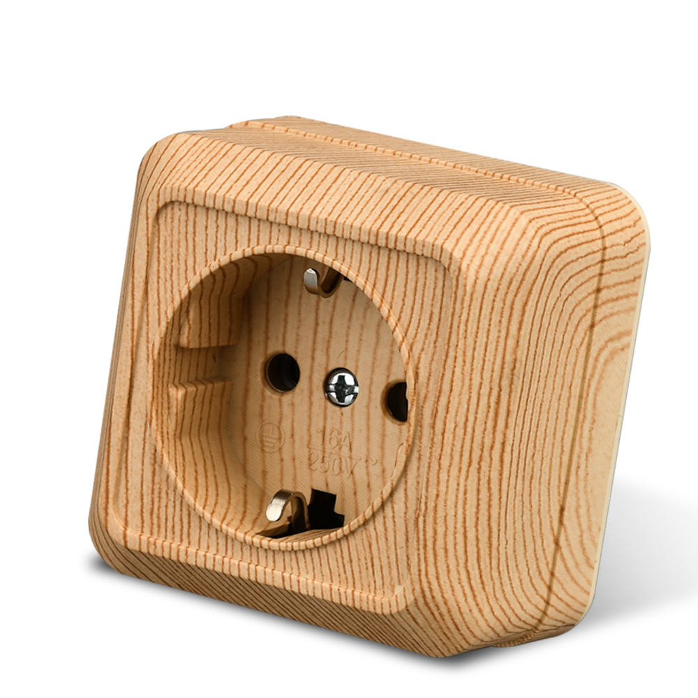 WESA Wooden Wall Surface Socke - Outdoor Power Hub 评论和价格