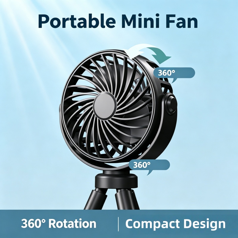 360° Rotatable Flexible Clip O - Outdoor Power Fan 评论和价格