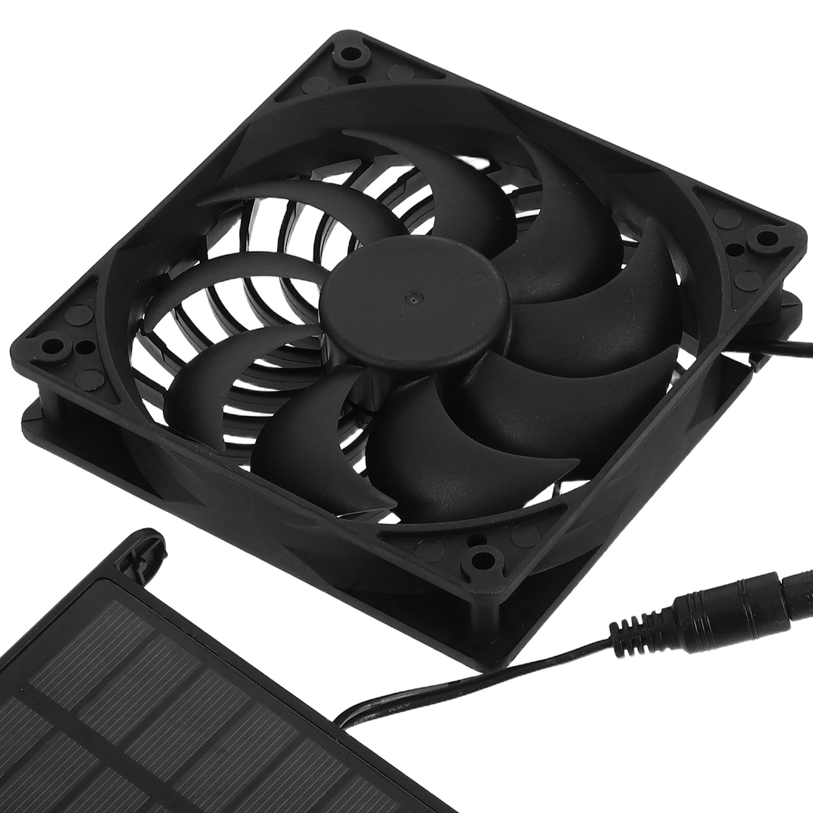 Solar Fan 3W Solar Panel Power - Outdoor Power Fan 评论和价格