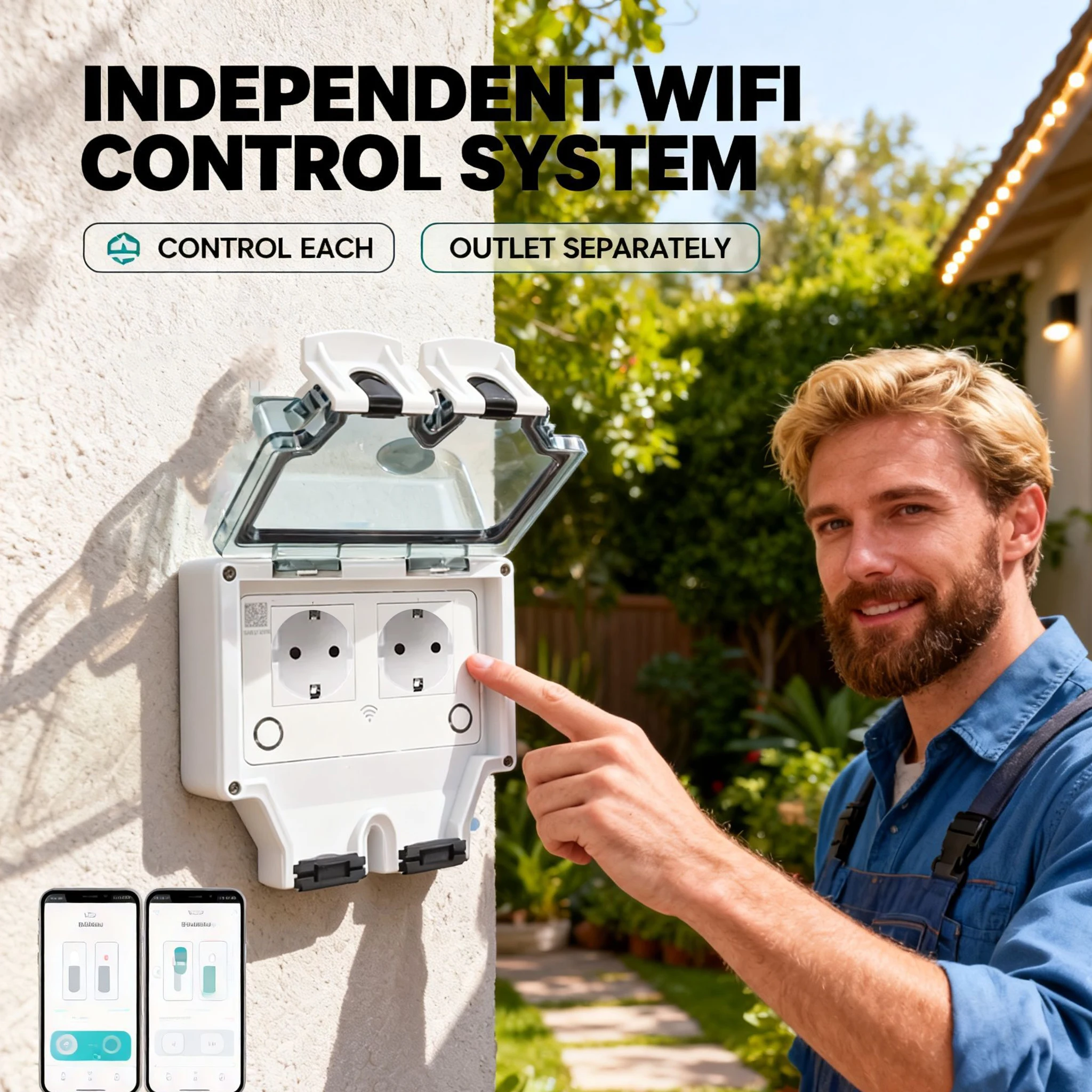 Tuya Waterproof Electrical Wal - Outdoor Power Equipment Brands 评论和价格