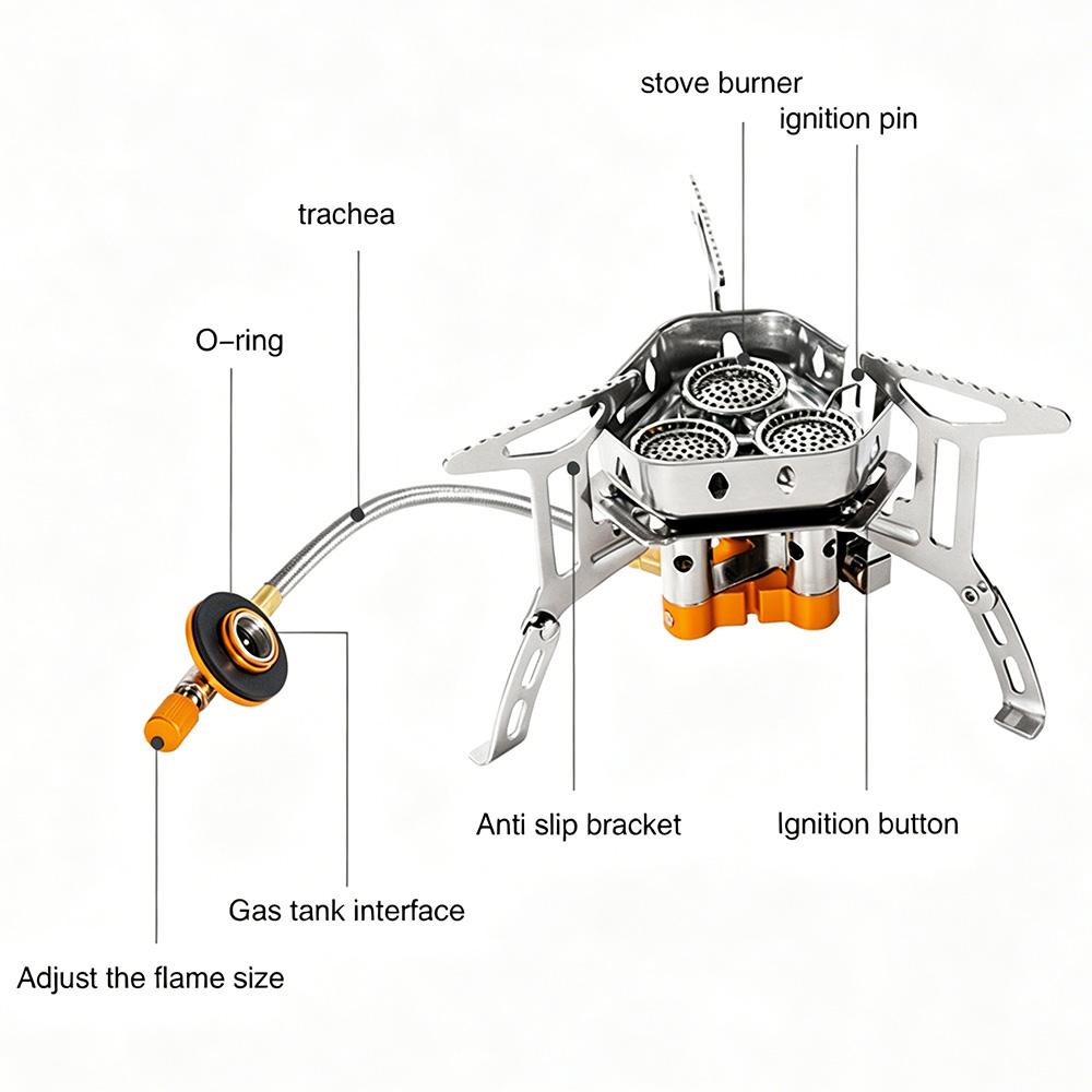 Foldable Portable Windproof Ou - Outdoor Power Head 评论和价格
