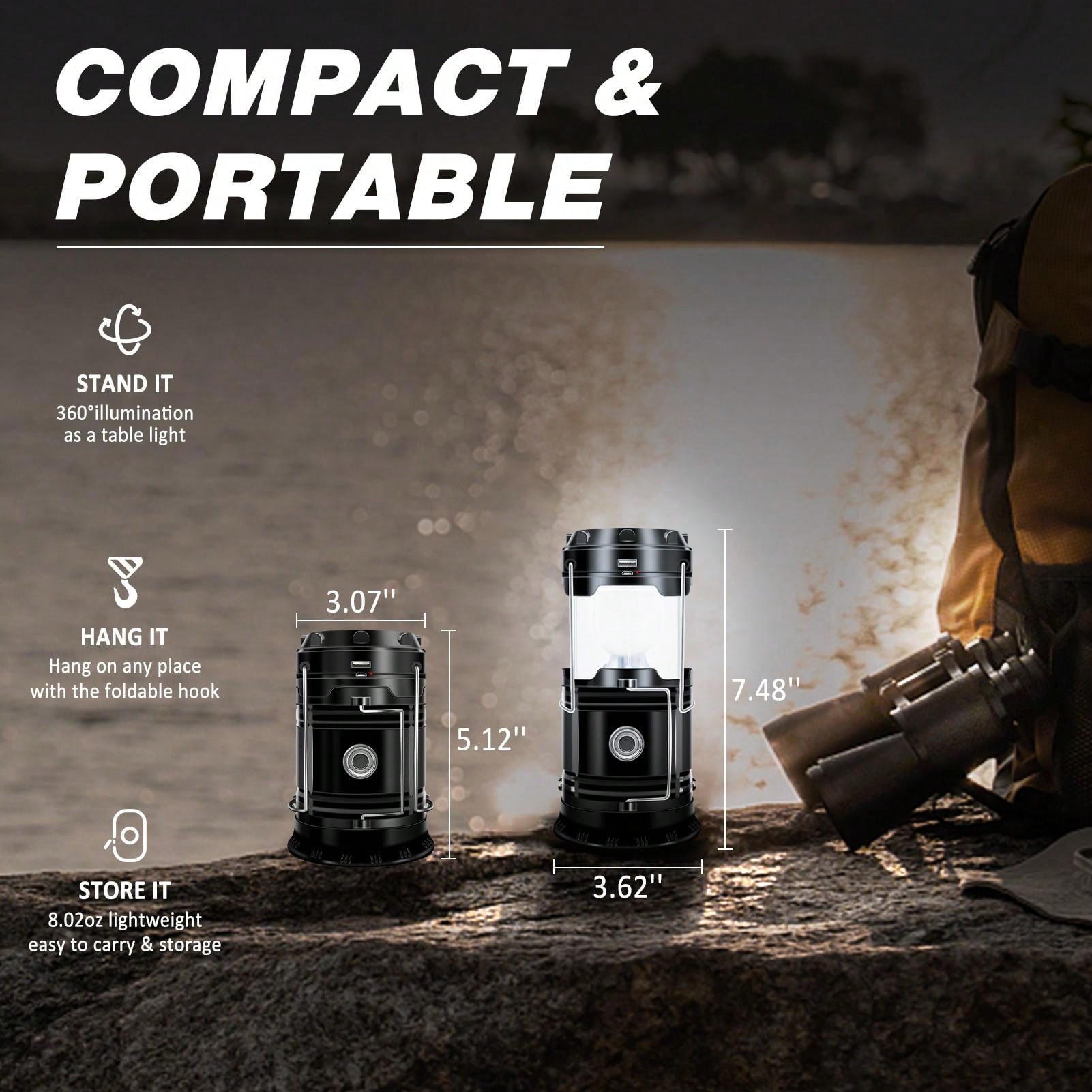 4PCS Solar Camping Lantern,Col - Outdoor Power Equipment Brands 评论和价格