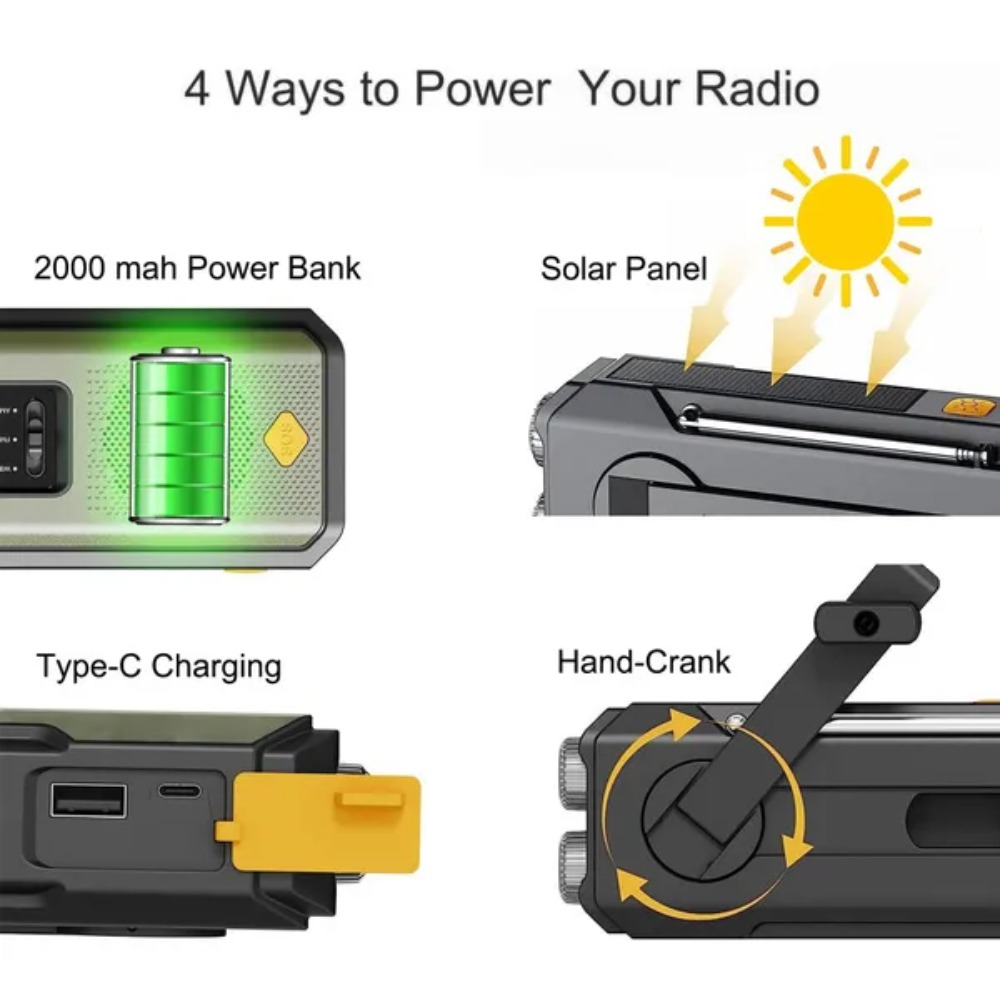 Emergency Solar Hand Crank NOA - Outdoor Power Equipment Brands 评论和价格