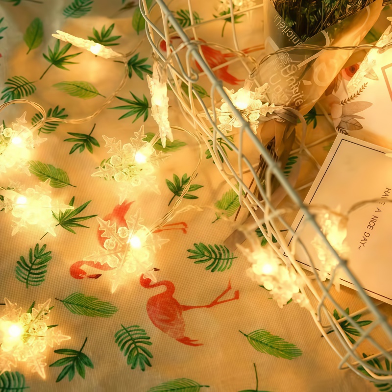 USB Powered Snowflake Curtain  - Outdoor Solar Power Xmas Lights 评论和价格
