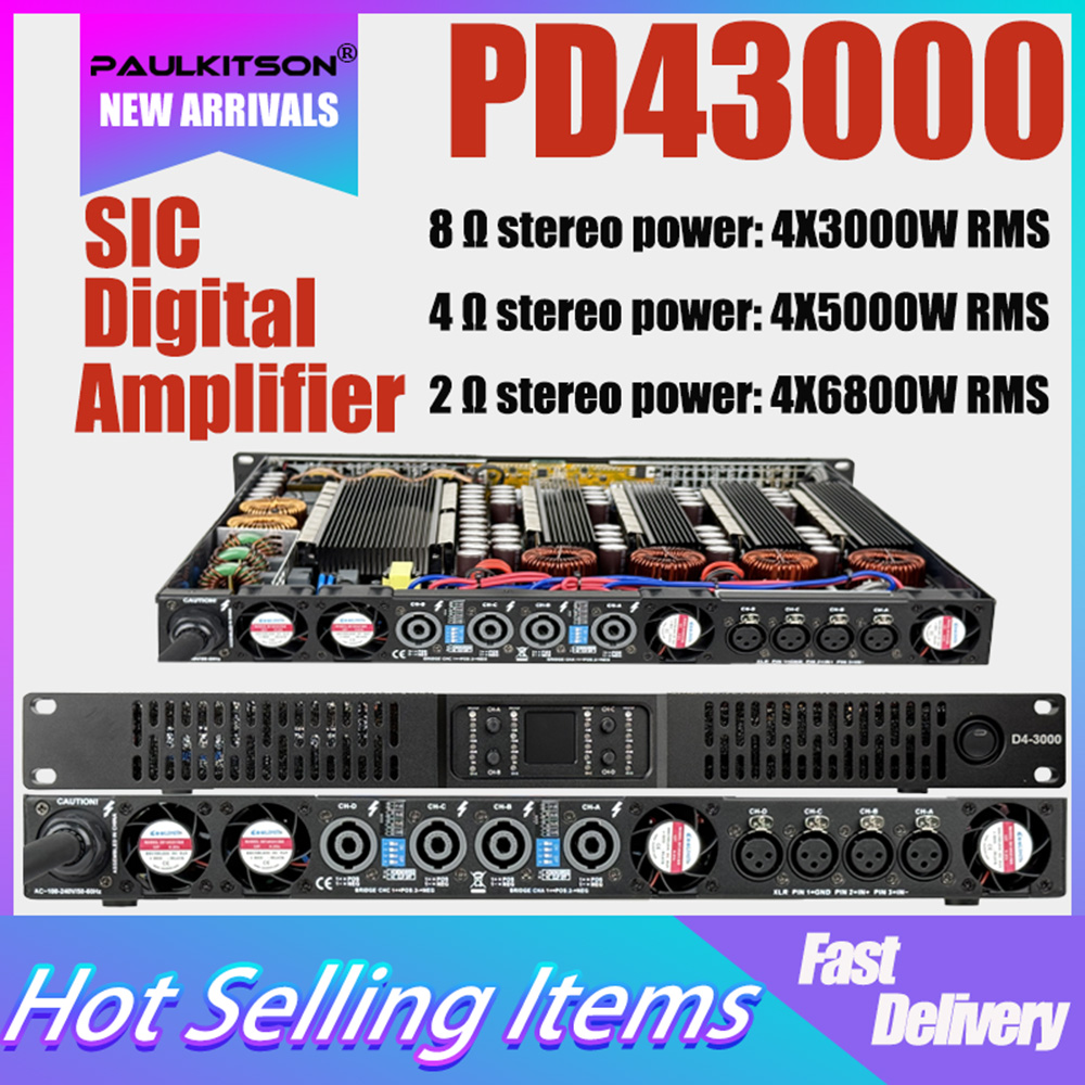 Paulkitson PD43000 4x3000W 8Ω  - Outdoor Power Amplifier 评论和价格