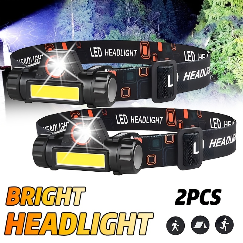 Rechargeable COB LED USB Headl - Outdoor Power Head 评论和价格