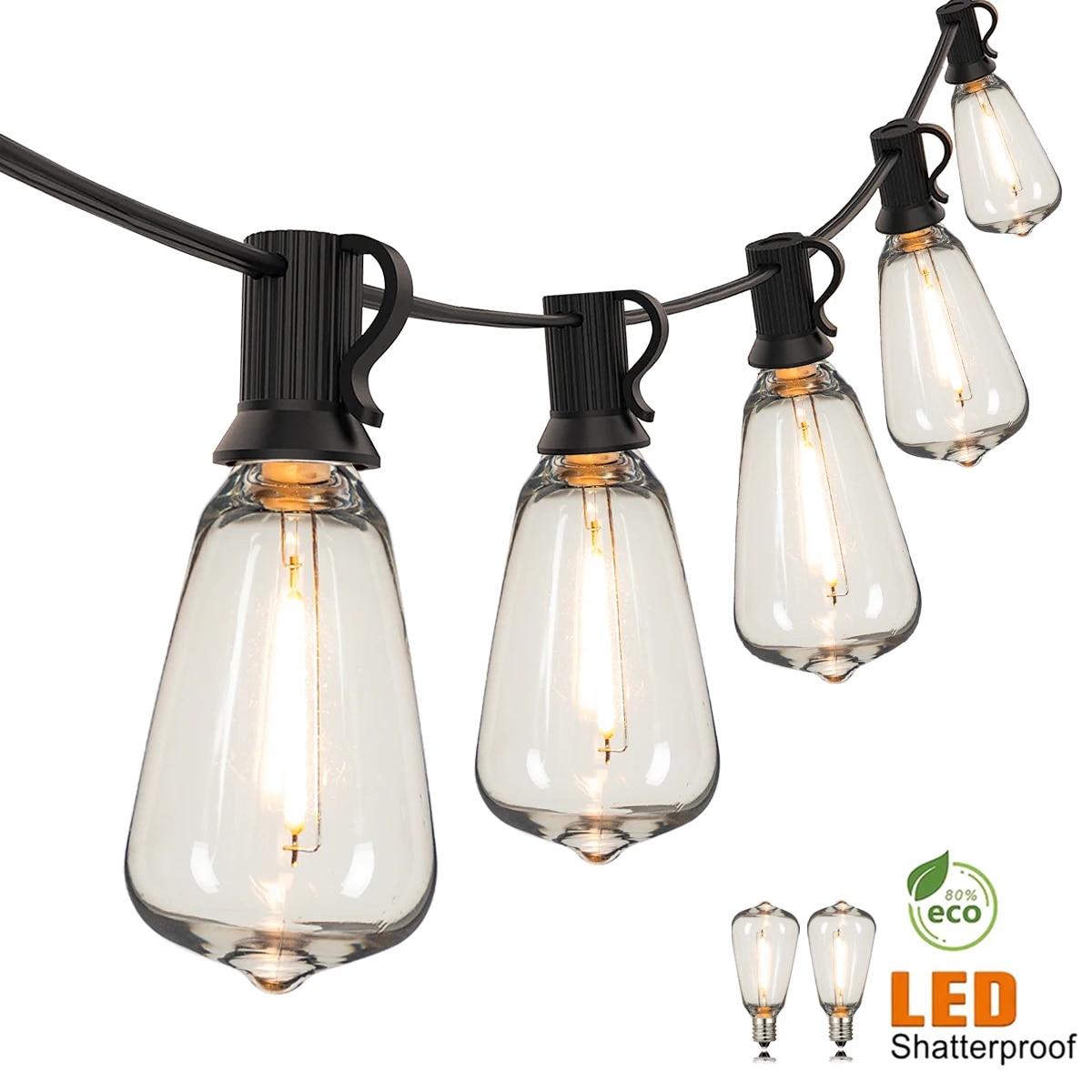 110V US Plug ST38 String Light - Outdoor Power Hub 评论和价格